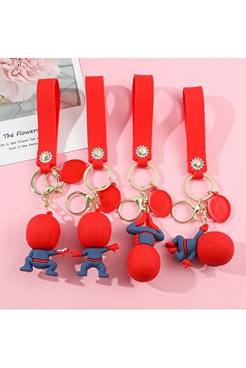 Generic Action Figure Spider Keychain (Random Selection)