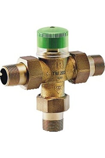 Other 34-inch domestic hot water thermostatic valve with threaded connections, range 3060 0C