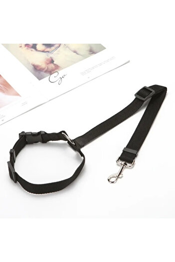 Choice 1pc-black 1PC Pet Car Seat Belt Nylon Lead Leash Backseat Safety Belt Adjustable pet collars dog c