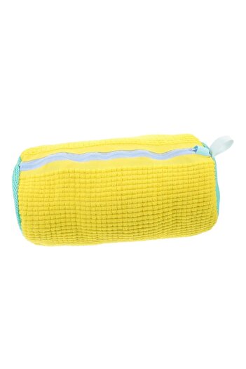Choice Yellow 1pc Durable Shoe Washing Machine Bag for All Shoe Types-Yellow with Blue Zipper,Ideal for Sne