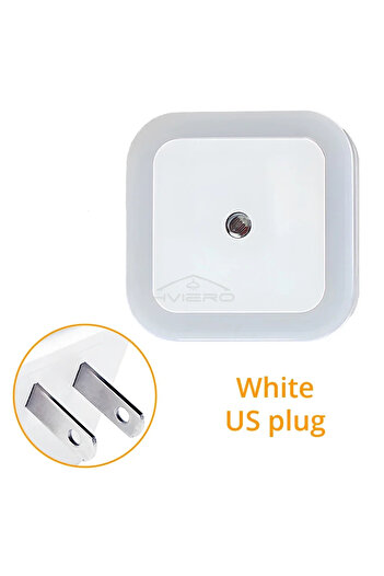Choice US plug Wireless Sensor LED Night Light EU Plug Mini Square Nights Lights For Baby Children Living R