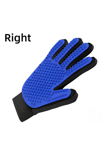 Choice Blue Right Pet Hair Remover Shower Gloves Puppy Cats Bath Brush Cleaning Silicone Comb Glove Massage