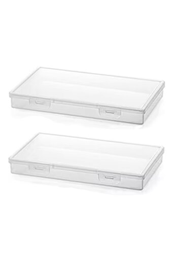 Choice 2Pcs Versatile Kitchen Storage Box for Cheese Slices, Butter, and More Food Grade Cheese and Snacks