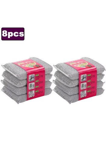 Choice 8pcs Kitchen Dishwashing Sponge Does Not Hurt Pot Brush Pot Artifact Household Scratch-free Cleaning