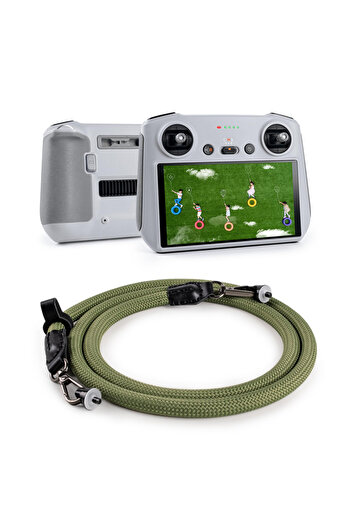 Choice Green Lanyard for DJI RC & RC 2 & RC Pro Controller, Mini 4 Pro Lanyard RC Neck Strap, Nylon Lanyard