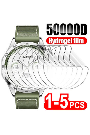 Choice Huawei GT 2 42mm 5pcs Soft Hydrogel Film For Huawei Watch GT 2 2E Pro 42mm 46mm Fit Screen Protector