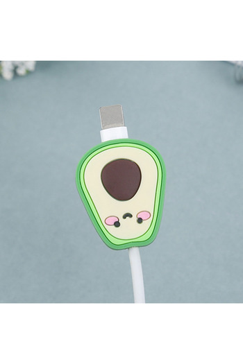 Choice 06 Cute Fruits Cable Protector Cartoon Charger Protector Cable Winder Organizer Data Line Cord Prote