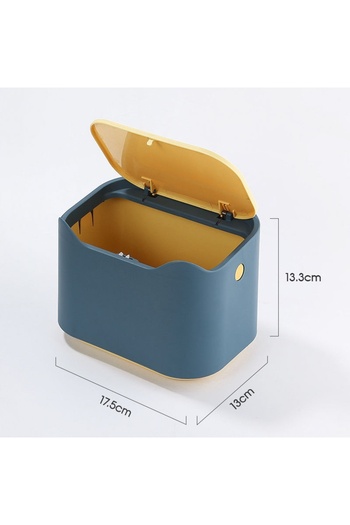 Choice blue Cat Litter Box Portable Bedpan Removable Full-closed Kitty Litter Pan Potty Toilet for Rabbit M