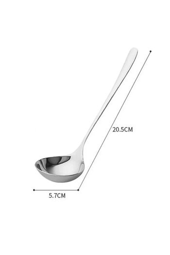 Choice 1PC 2/1Pcs Stainless Steel Spoon Thicken Long Handle Soup Spoons For Hot Pot Scoops Colander Home Ki