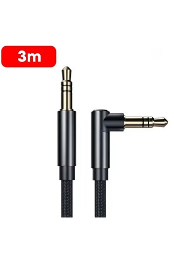 Choice 3.5mm to 3.5mm 3M 3.5mm Jack Audio Cable 90 Degree Elbow Male to Male Speaker Aux Wire For Samsung X