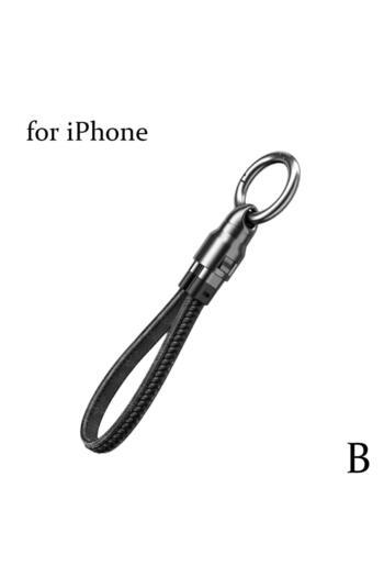 Choice Black for iPhone PD240W Keychain Short USB4.0 Data Cable Portable Keychain Kit 40Gbps USB C to Type