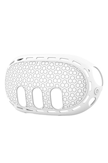 Choice White Silicone Protective Cover for Meta Quest 3 VR Headset Anti-scratch Protection Case Glasses Ski