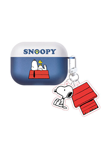Miniso for AirPods 4 Blue Cute Cartoon Snoopy Transparent Earphone Protective Cover for AirPods 1 2 3 Pro3