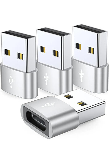 Choice 4pcs Silvery NNBILI 4-Pack USB C Female to USB Male Adapter Type C Charger Cable Converter Compatibl