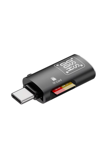 Choice TF USB Black Type C 3.1 High Speed Micro SD TF Memory Card Reader for iPhone 15 Huawei Mobile Phone