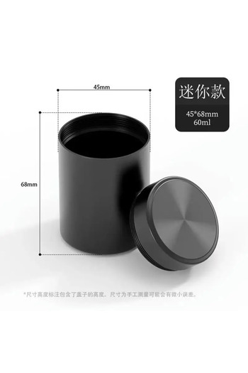 Choice Black Tea can small mini tin can sealed box horse mouth portable packaging empty