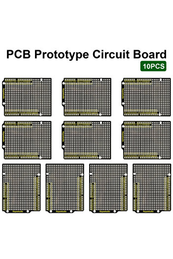 Choice Keyestudio 10PCS Prototype PCB Circuit Board For Arduino UNO R3 Shield Board FR-4PCB Environmenta...