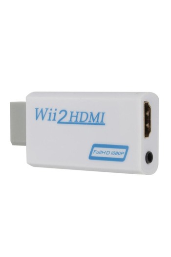 Choice White Wii To HDMI-Compatible Converter 1080P Full HD Adapter Connector 3.5mm Video Audio for PC HDTV