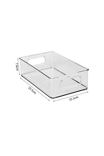 Choice L Plastic Crisper Transparent Box Refrigerator Crisper Storage Box Cosmetic Storage Kitchen Acrylic.