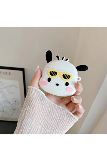 Miniso For Airpods Pro Pochacco Sanrio Sunglasses Pochacco Silicone Earphone Case For Apple AirPods 1 2 3 P