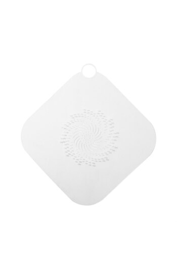Choice YH-0091-White Big Size 28x28cm Silicone Floor Drain Hair Filter Hair Stoppers Catchers Shower Bathtu