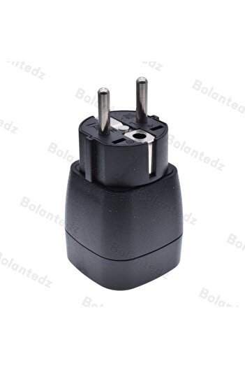 Choice black EU 4.8mm Two-Pin Round Foot Conversion Plug Power Adapter Swiss Brazil to Euro Germany France