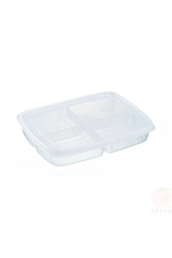 Choice 1pc transparent 1pc Transparent Four Grid Refrigerator Large Capacity Storage Box Frozen Meat Compar