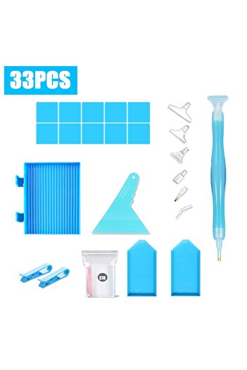 Choice A Diamond painting tool set, quick point drill pen, pressure drill roller set, point drill disc too.