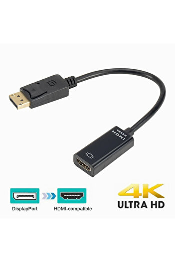 Choice 4K 4K 1080P DisplayPort to HDMI-Compatible Adapter Cable Male DP to Female HDMI-Compatible Video Aud