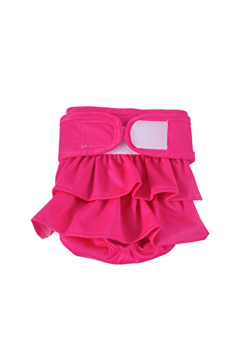Choice M 503 1pc Solid Color Reusable Washable Female Dog Diapers High Absorbency Leak-Proof Design 6 Color