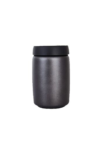 Choice Matte Black 1200ML Coffee Beans Vacuum Sealed Jug 304 Stainless Steel Food Keep Fresh Storage Contai