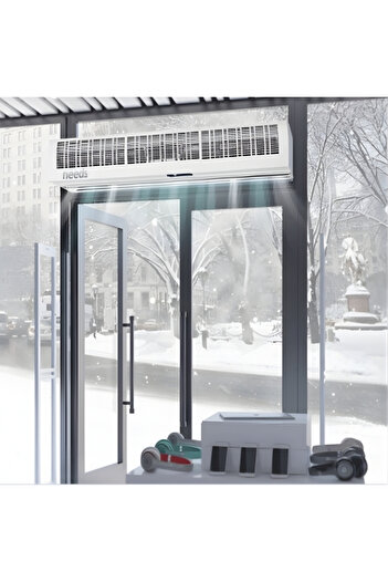 Aneeds Air Curtain 90cm, Model AN-59029, with Sensor and Remote Control – 220–240V, 100W