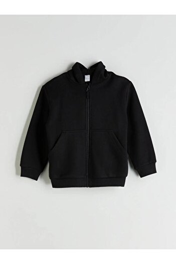 LC Waikiki Hooded Boys' Thick Zippered Sweatshirt (W5)