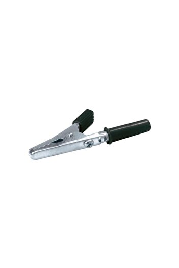 Home Alligator Clip, Black, Banana Connector