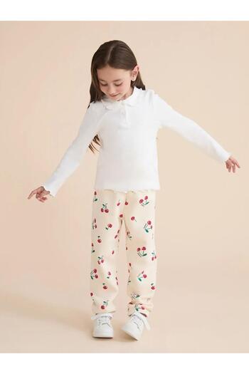 LC Waikiki Girls' Jogger Sweatpants with Elastic Waist (W5)