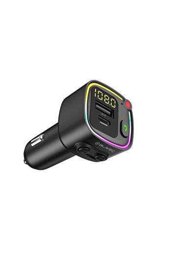 Blavec FM Modulator, Bluetooth 5.4, FM Transmitter with Car Charger Function, Fast-Charge PD 30W, US
