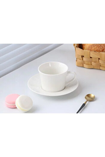 SAFA Tea, Coffee and Espresso Cup and Saucer Set, 6 Pieces, Capacity 170ML. / 119852