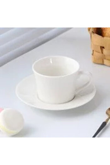 SAFA Tea, Coffee and Espresso Cup and Saucer Set, 6 Pieces, Capacity 170ML. / 119852