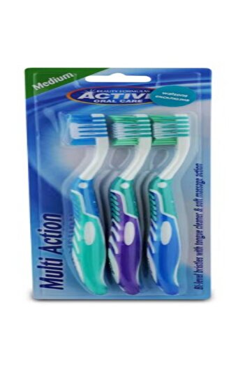 BEAUTY FORMULAS BEAUTY T/B MULTI ACTION MEDIUM 3 PCS