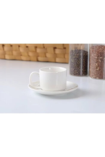 SAFA Tea, Coffee and Espresso Cup and Saucer Set 6 Pieces. Capacity 90ML. / 119851