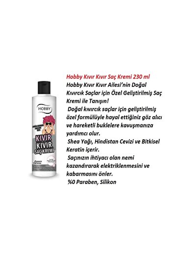 Hobby Kivir Kivir Hair Care Series, Shampoo, Conditioner and Jelly