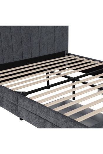 DacEnergy Bedroom bed, the structure is made of MDF and chipboard, the upholstery is made of soft material and...