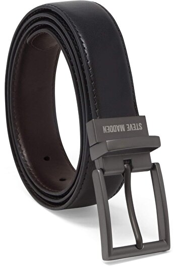 Steve Madden mens Dress Casual Every Day Leather Belt Belt