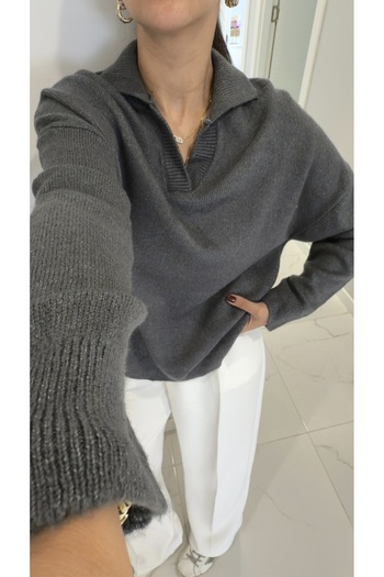 BİRCANÇİL Tenso Smoked Polo Neck Knitwear