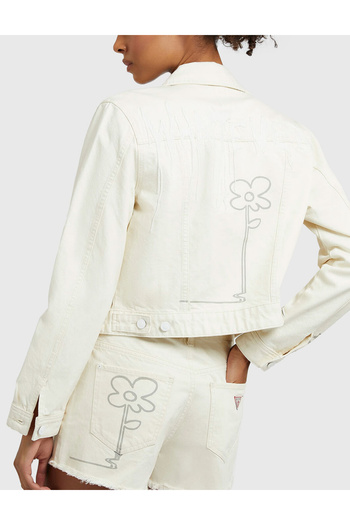 Guess Guess Denim Jacket, cream
