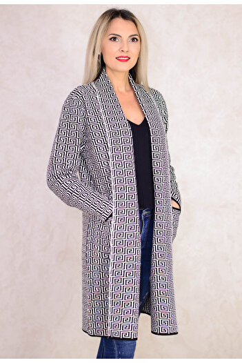 Elis Fashion Cardigan Divine Sign White