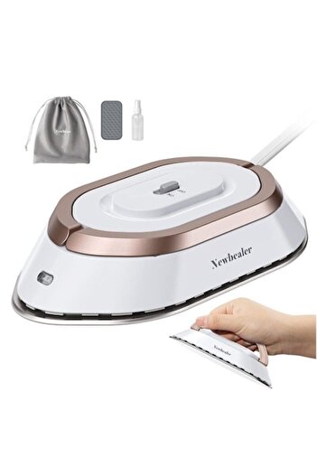 OEM Newbealer Travel Iron with Dual Voltage - 120V/220V, Dry, Lightweight, Steam Free, for Clothes, Non-