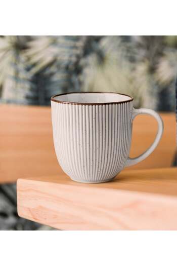 Trendmiya Striped Porcelain Mug