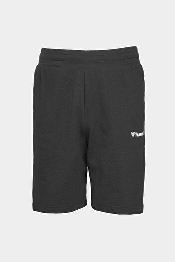 hummel Jullian 932511-2001 Black Men's Casual Sports Shorts – Breathable Fabric, Comfortable Fit, Summer Use