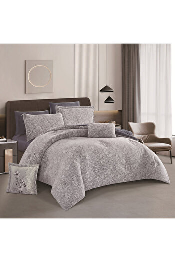 HOURS Horse double-sided winter bedspread, fur and velvet, suitable for a double bed size of 200 x 200 cm, consisting of 8 pieces, 240 stitches